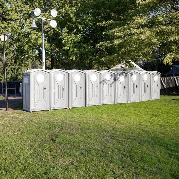 our crew will work with you to determine the best location for the special event portable toilets based on the event layout and venue restrictions
